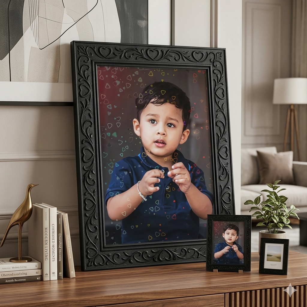 Hearts Effect Photo Frames