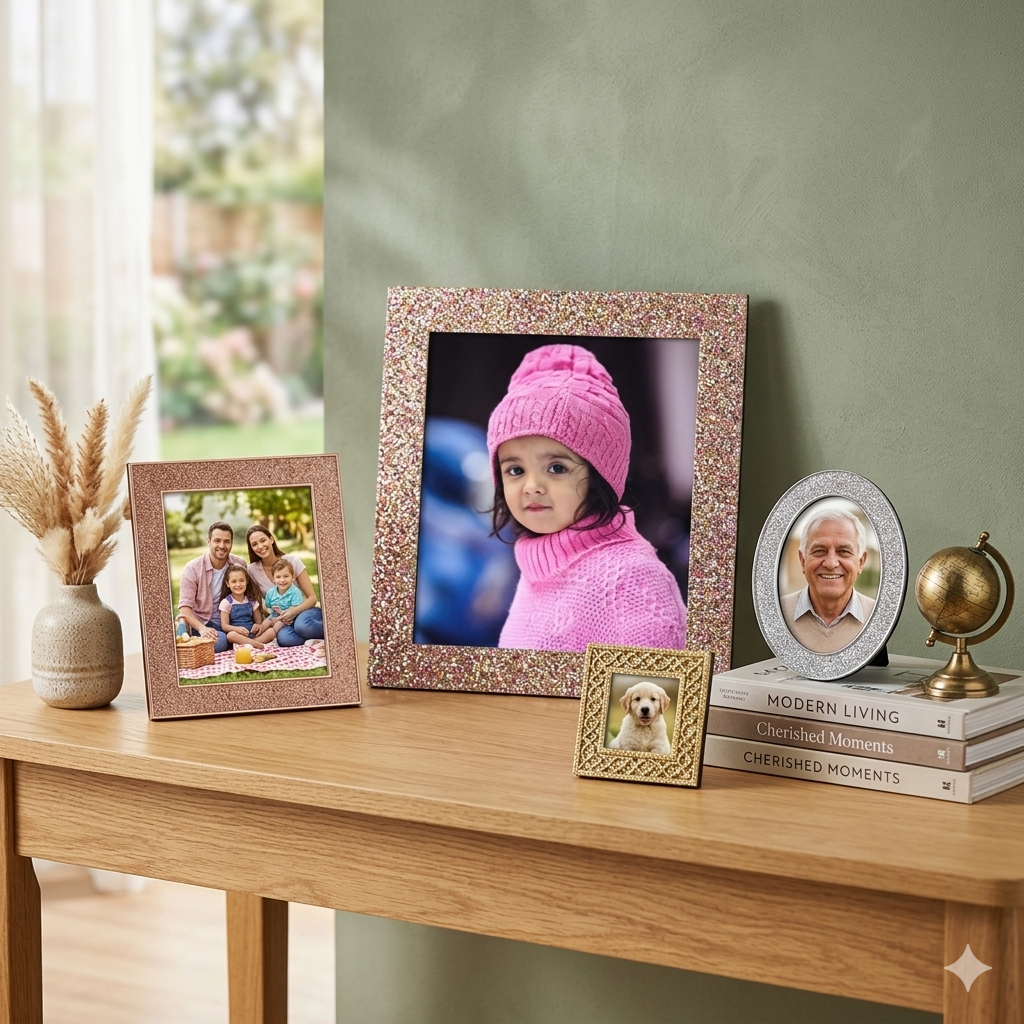 Glitter Photo Frames