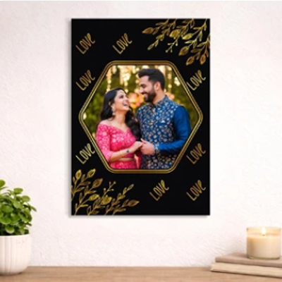 Acrylic Gold Photo Frames